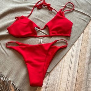 Zaful bikini in red